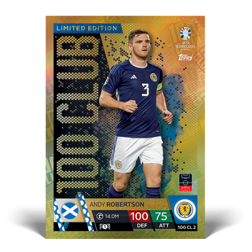 Balíček fotbalových kartiček Topps Match Attax EURO 2024