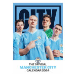 Nástěnný kalendář Manchester City FC 2024