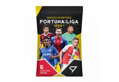Retail balíček fotbalových kartiček SportZoo FORTUNA:LIGA 2021/22 Série 1