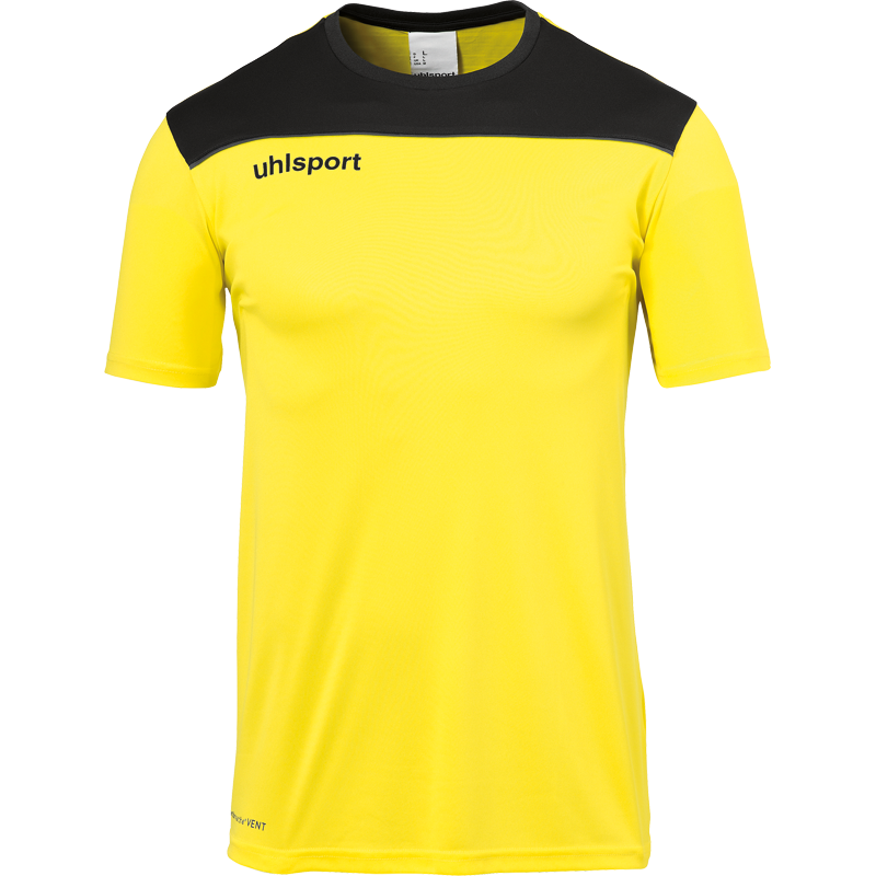 Uhlsport Offense 23 Poly Shirt žlutá/černá/šedá UK Junior L Dětské