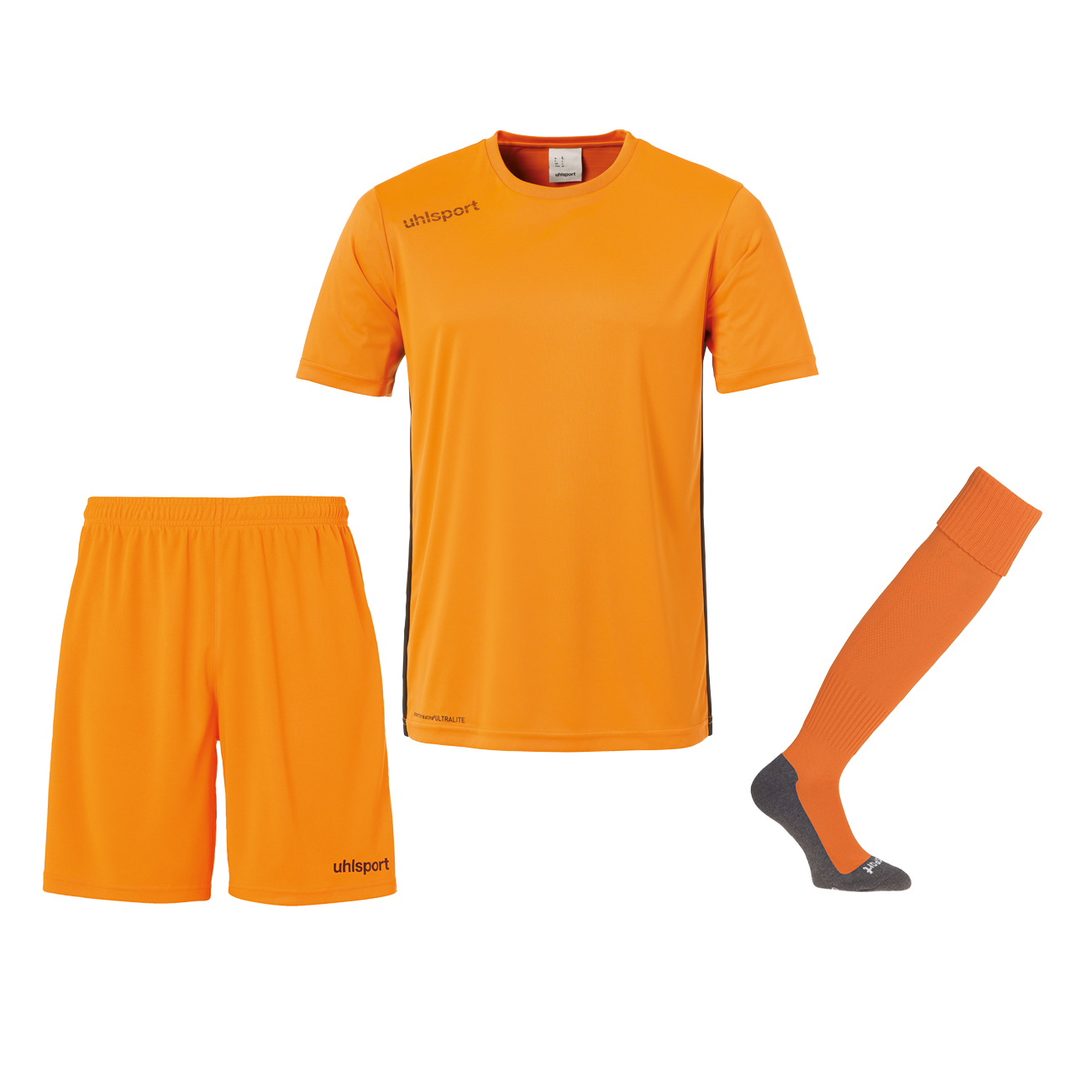 Uhlsport Essential oranžová/černá UK Junior XL Dětské