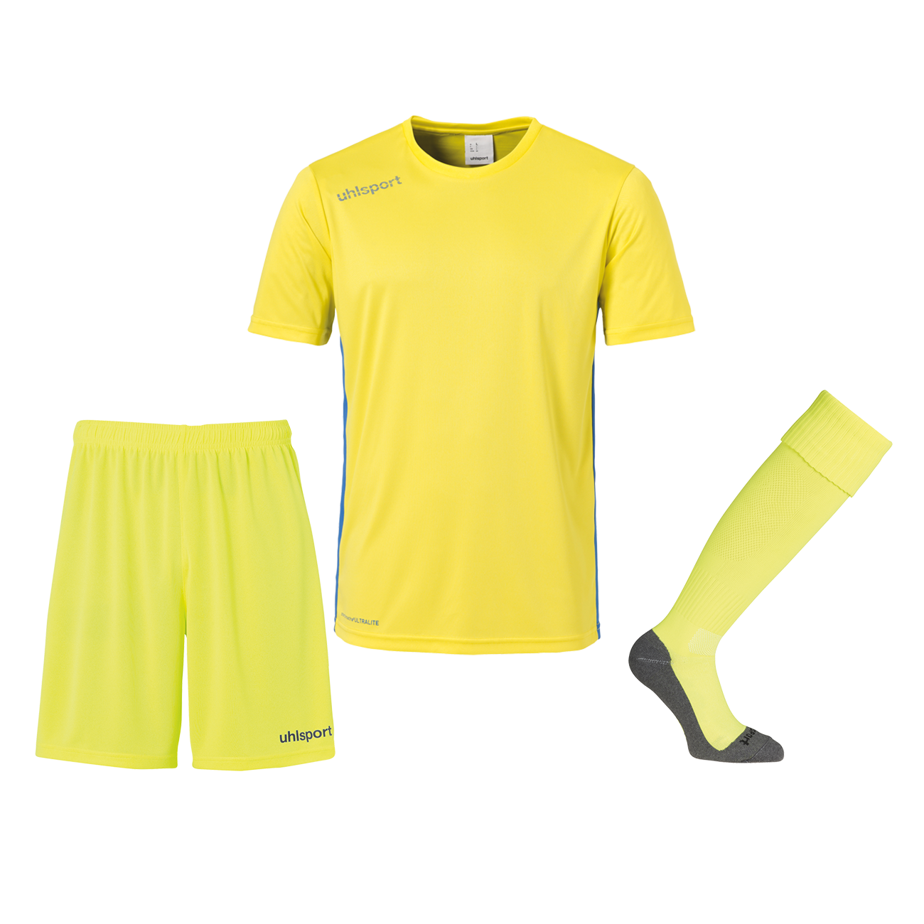 Uhlsport Essential žlutá/modrá UK Junior XL Dětské