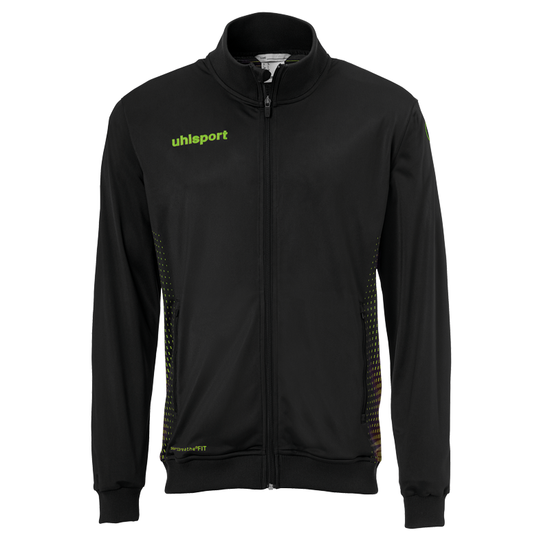 Uhlsport Score Track Jacket černá/světle zelená UK XL Pánské
