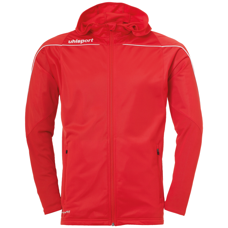 Uhlsport Stream 22 Track Hood Jacket červená UK S Dětské