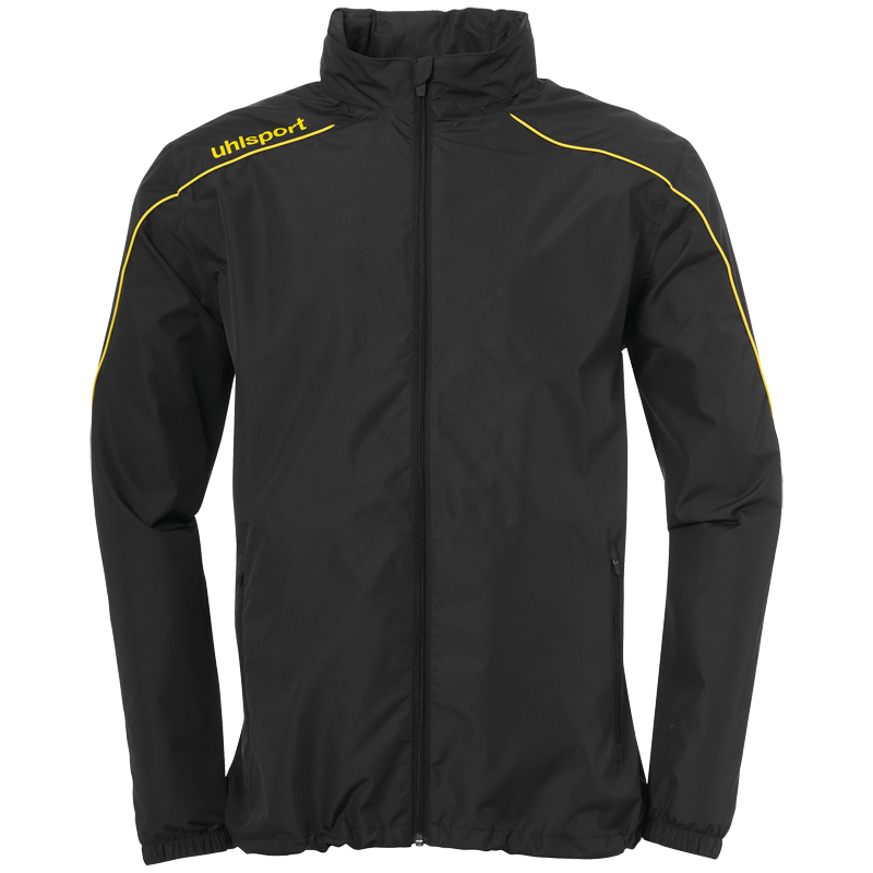 Uhlsport Stream 22 All Weather Jacket černá/žlutá UK Junior XL Dětské
