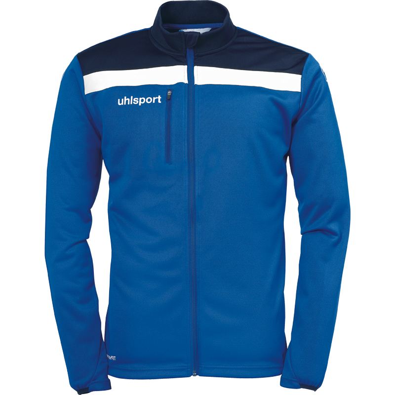 Uhlsport Offense 23 Poly Jacket modrá/tmavě modrá/bílá UK XL Pánské