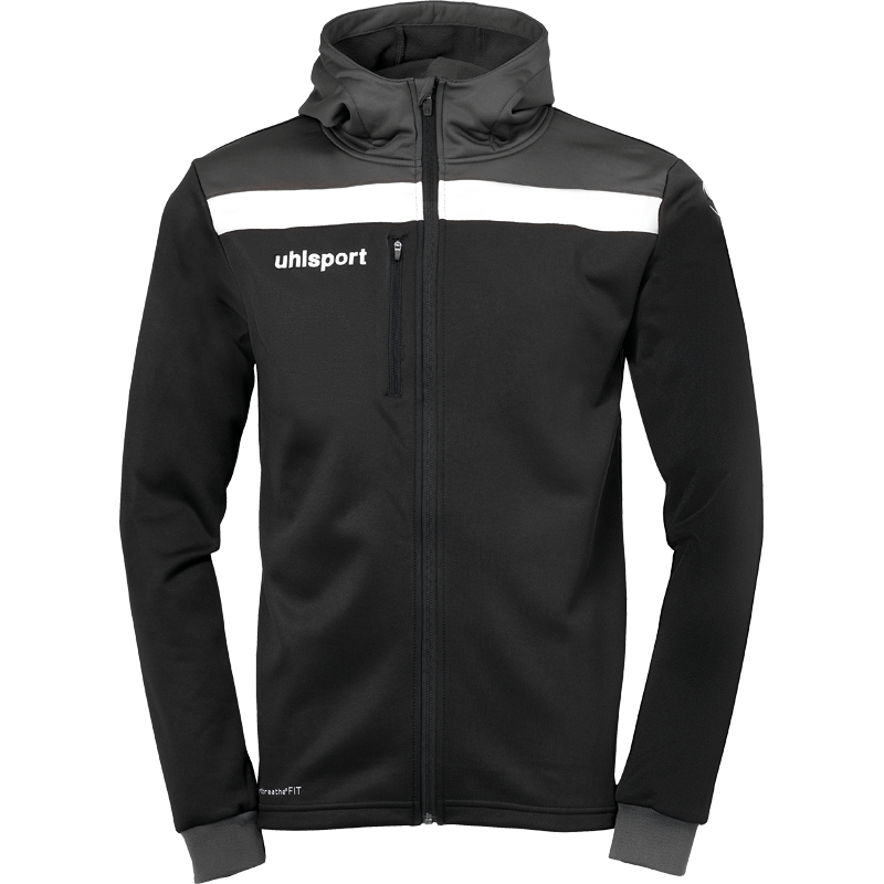 Uhlsport Offense 23 Multi Hood Jacket černá/šedá/bílá UK Junior XL Dětské