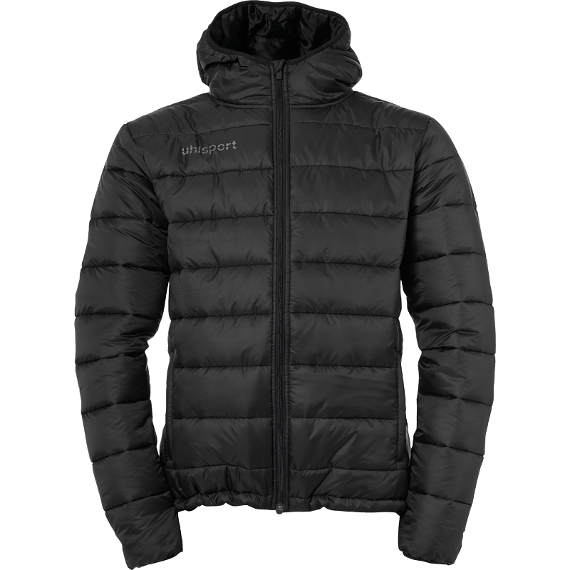 Uhlsport Essential Puffer Hood Jacket černá UK Junior XS Dětské