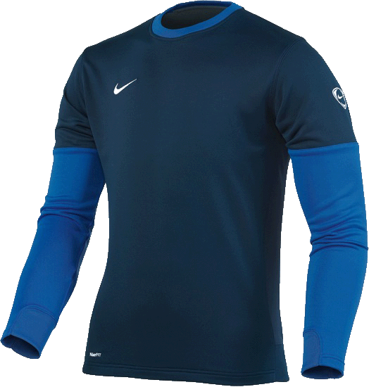 Nike Club dlouhý rukáv modrá/modrá UK Junior S Dětské