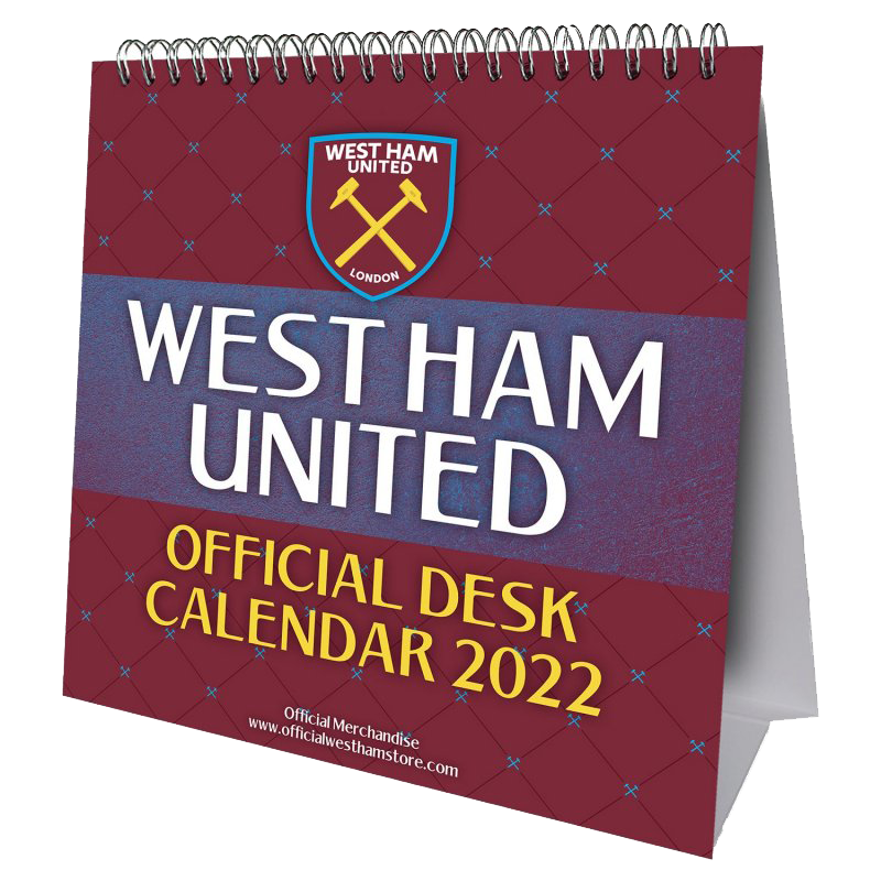 Stolní kalendář West Ham United FC 2022