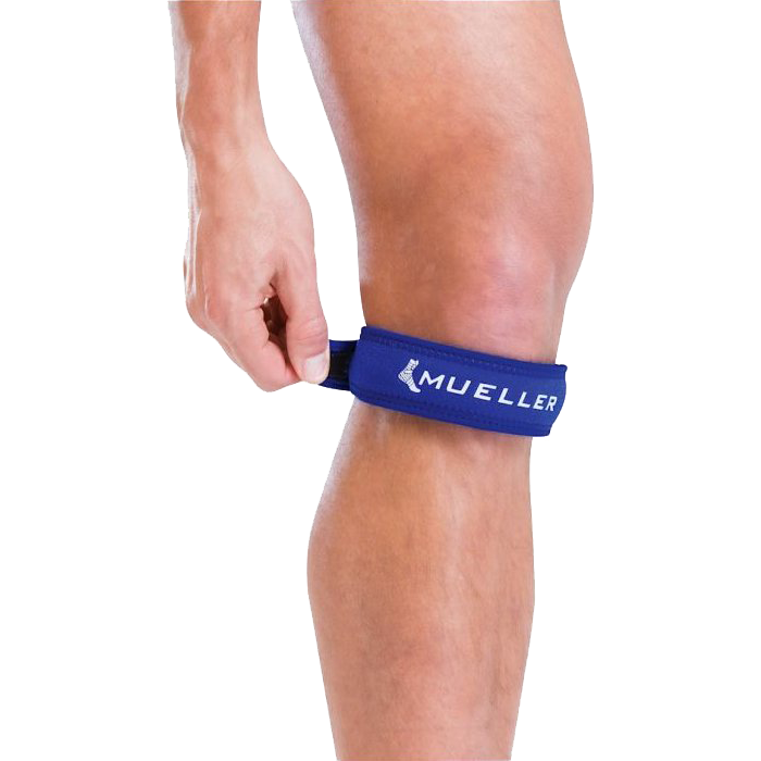 Podkolenní pásek Mueller Jumper&#039;s Knee Strap Blue