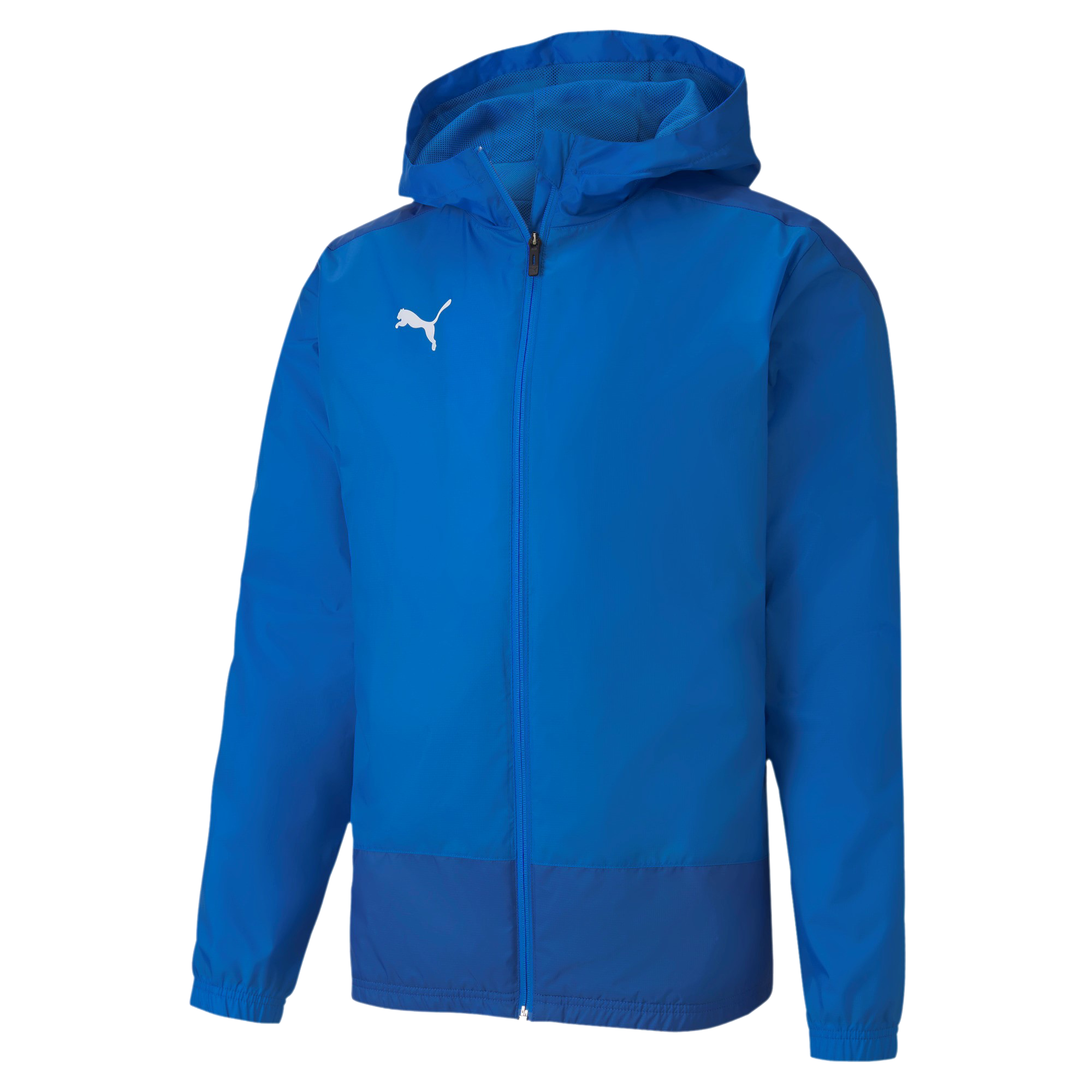 Puma teamGOAL 23 Training Rain Jacket modrá/bílá UK M Pánské