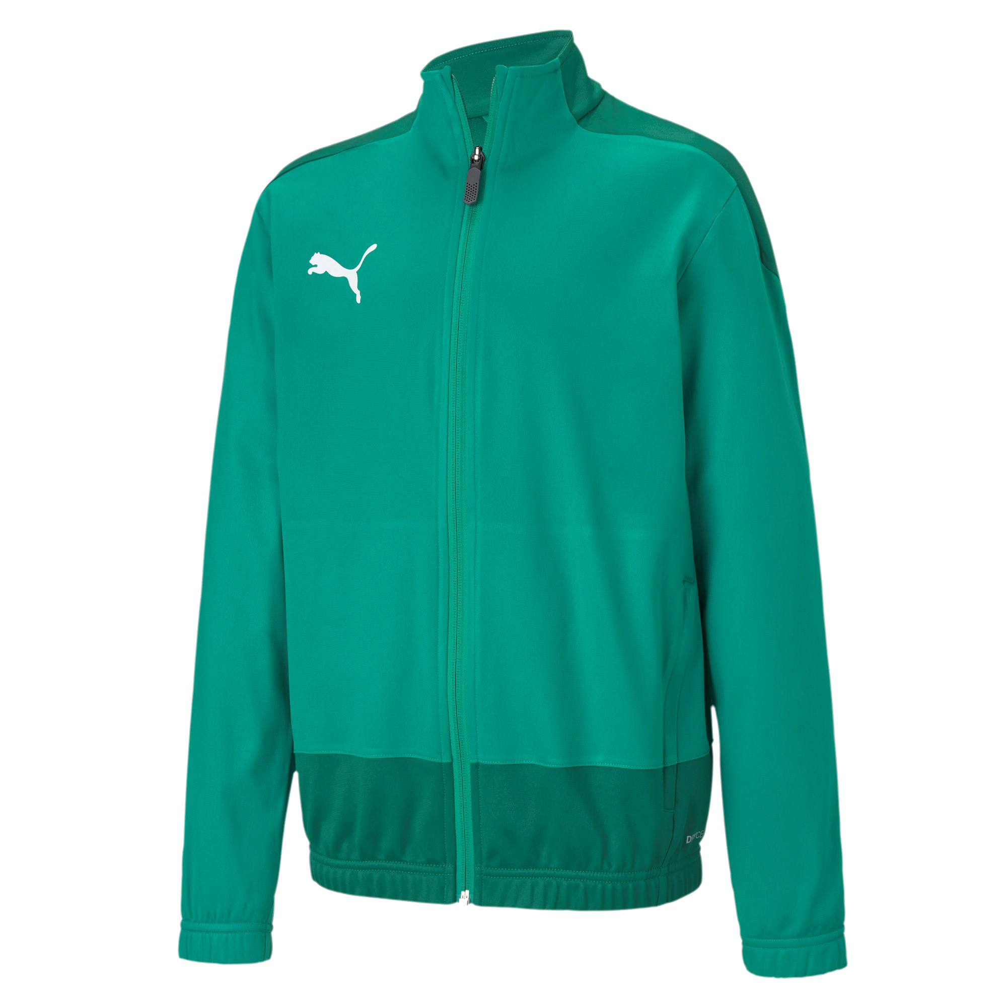 Puma teamGOAL 23 Training Jacket zelená/bílá UK Junior XL Dětské