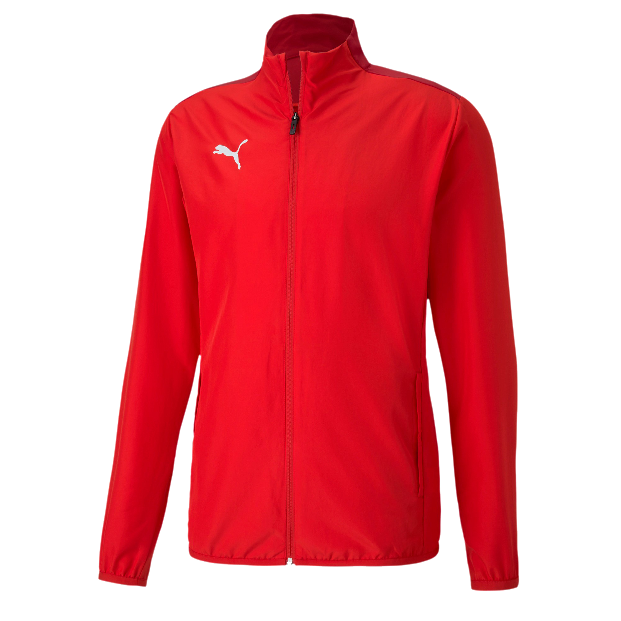 Puma teamGOAL 23 Sideline Jacket červená/bílá UK XS Pánské