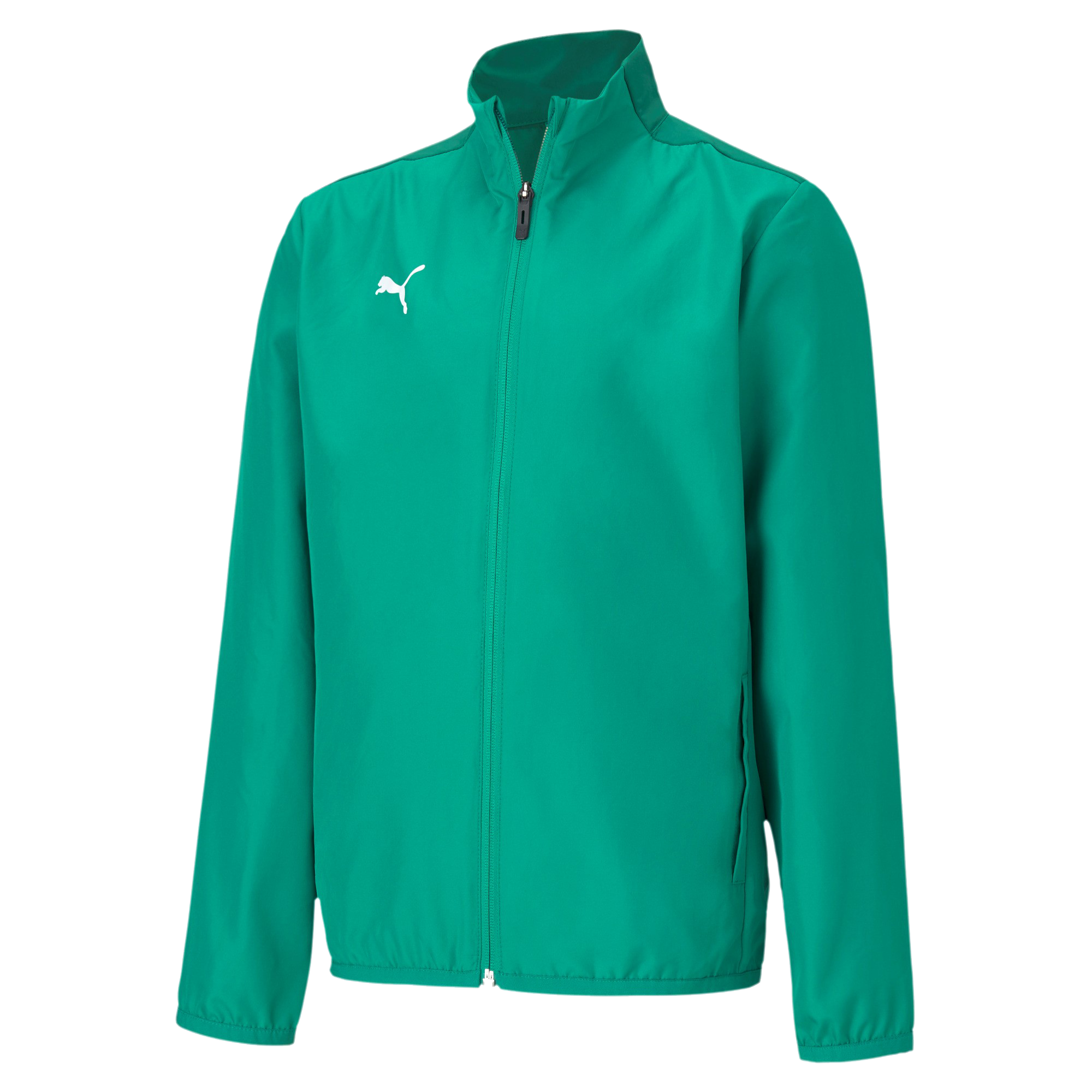 Puma teamGOAL 23 Sideline Jacket zelená UK Junior XS Dětské