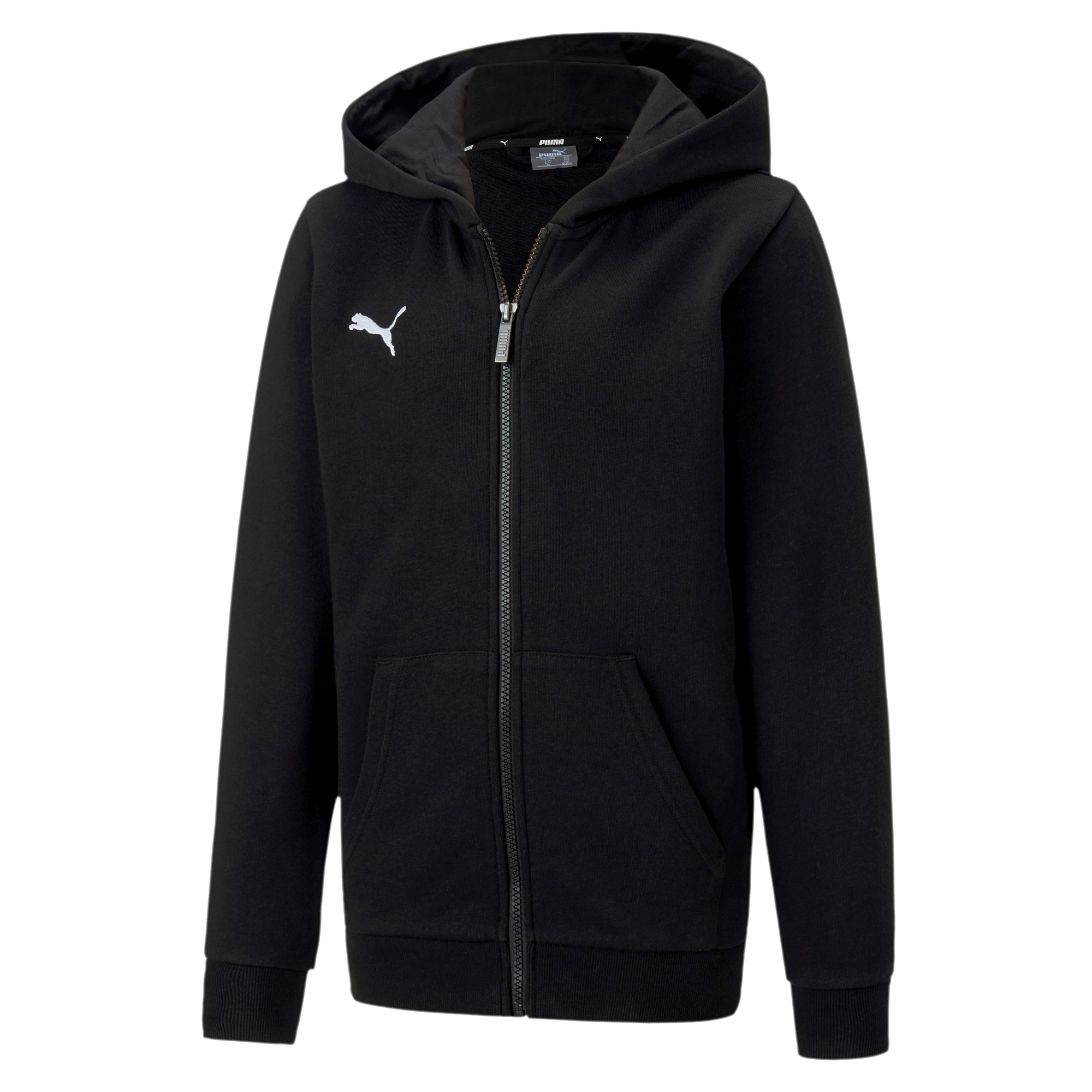Puma teamGOAL 23 Casuals Hooded Jacket černá UK Junior XL Dětské