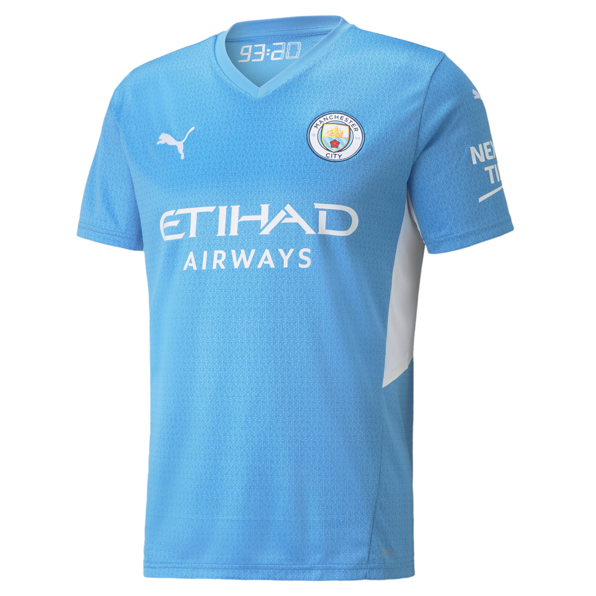 Puma Manchester City FC domácí 2021/2022 světle modrá UK XL Pánské
