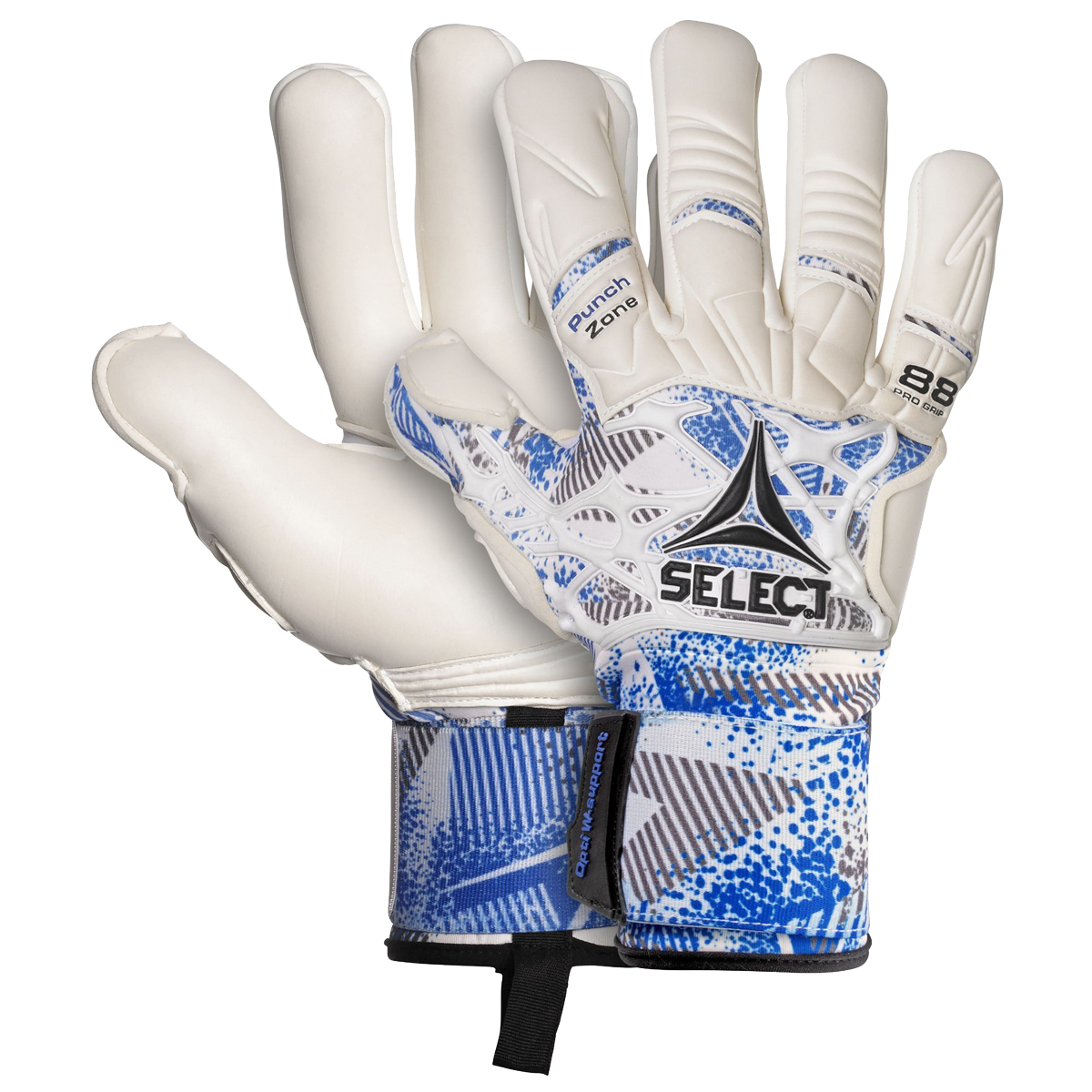 Select 88 Pro Grip Negative Cut bílá/modrá Uk 12