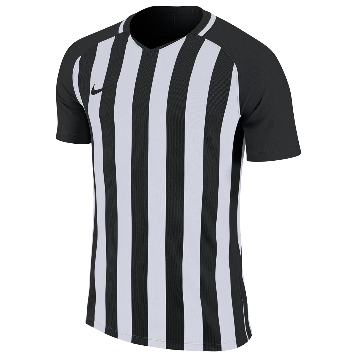 Nike Striped Division III krátký rukáv černá/bílá UK Junior S Dětské