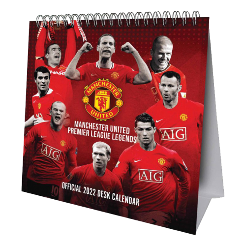 Stolní kalendář Manchester United FC 2022