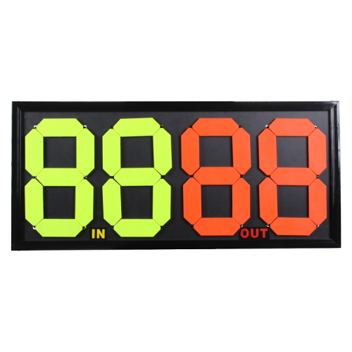 Mechanická střídací tabule Double