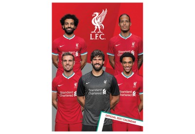 Nástěnný kalendář Liverpool FC 2021