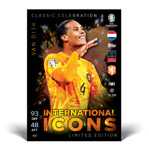 Velká krabička Topps Match Attax EURO 2024 Mega Tin 3 International Icons