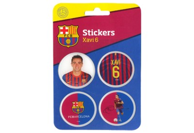 Sada 4 ks samolepek Xavi 6 3D