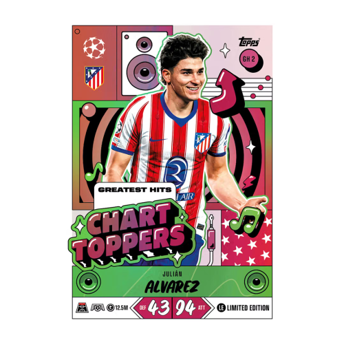 Velká krabička Topps Match Attax UCC 26/27 Mega Tin 1 (Chart Toppers)