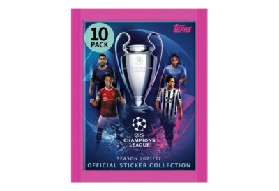 Balíček fotbalových samolepek Topps Champions League 2021/22