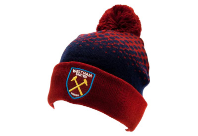 Pletená zimní čepice West Ham United FC