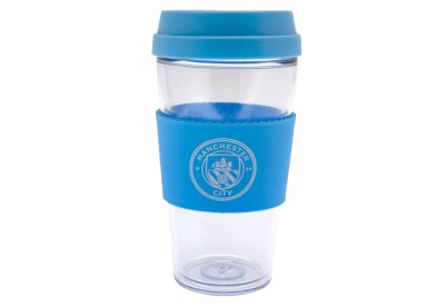 Cestovní hrnek Manchester City FC Clear Grip