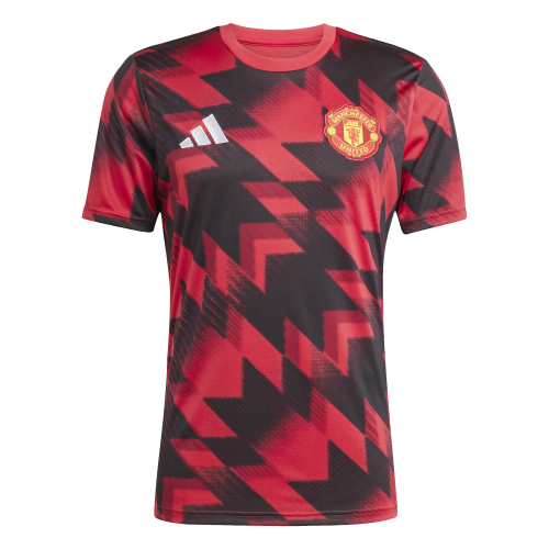 Předzápasový dres adidas Manchester United FC 25/26