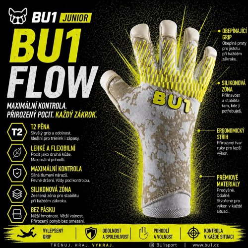 Dětské brankářské rukavice BU1 FloW
