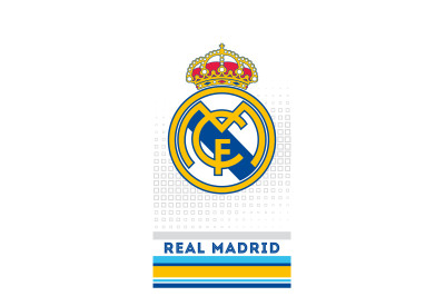 Osuška Real Madrid Cubes Grey