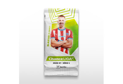Blaster balíček fotbalových kartiček SportZoo Chance Liga 2026/27 - 1.série