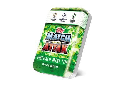 Dárková krabička Topps Match Attax 2021/2022 Emerald Mini Tin