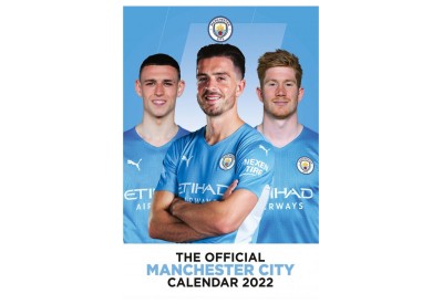 Nástěnný kalendář Manchester City FC 2022