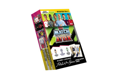 Malá dárková krabička Topps Match Attax 2023/2024 Booster Tin 2 Blue