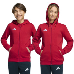 Dětská mikina s kapucí adidas Entrada 26 Full Zip