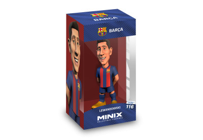 Fotbalová figurka MINIX Robert Lewandowski FC Barcelona