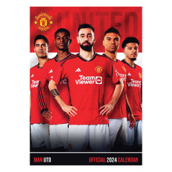 Nástěnný kalendář Manchester United FC 2024