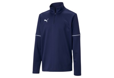 Dětská tréninková mikina Puma teamGOAL 1/4 Zip Top Core