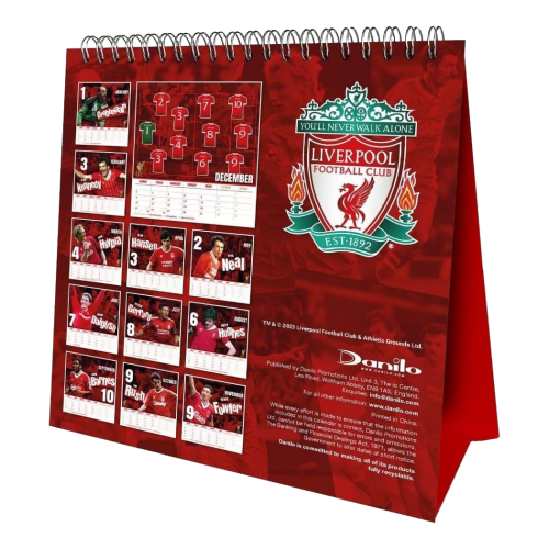 Stolní kalendář Liverpool FC 2024