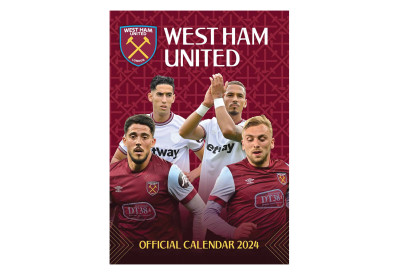 Nástěnný kalendář West Ham United FC 2024
