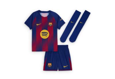 Dětský komplet Nike FC Barcelona domácí 2025/2026