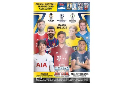 Starterpack fotbalových kartiček Topps Match Attax Champions League 2021/2022