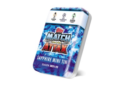 Dárková krabička Topps Match Attax 2021/2022 Saphire Mini Tin