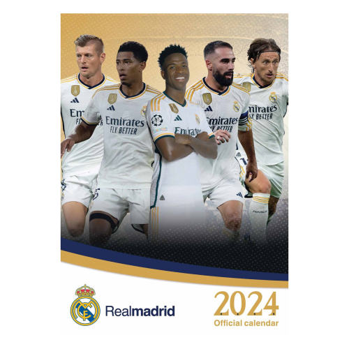 Nástěnný kalendář Real Madrid 2024