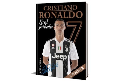 Kniha Cristiano Ronaldo - Král fotbalu s plakátem